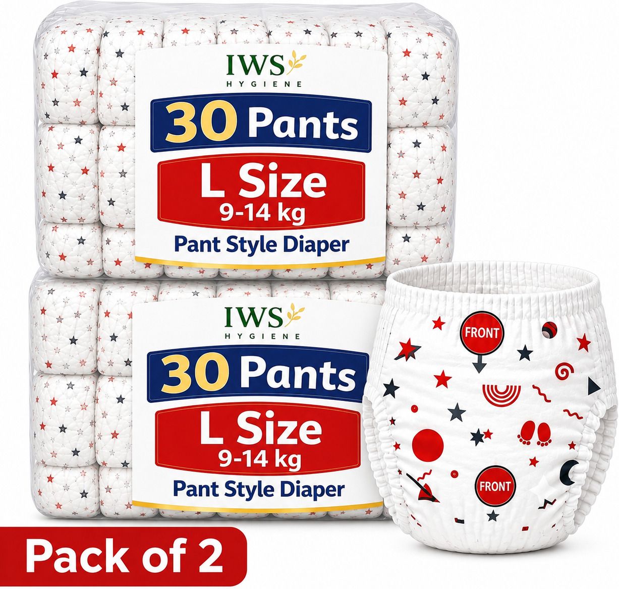 Baby Diaper S size 30 per pack ( Pack Of 2) Pant Diapers - L-image-13