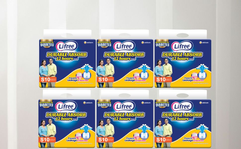 Pants with odour lock and Anti-Bacterial Absorbent Core Adult Diapers - S-image-44