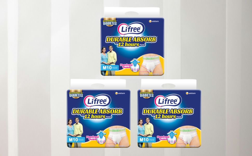 Pants with odour lock and Anti-Bacterial Absorbent Core Adult Diapers - M-image-45