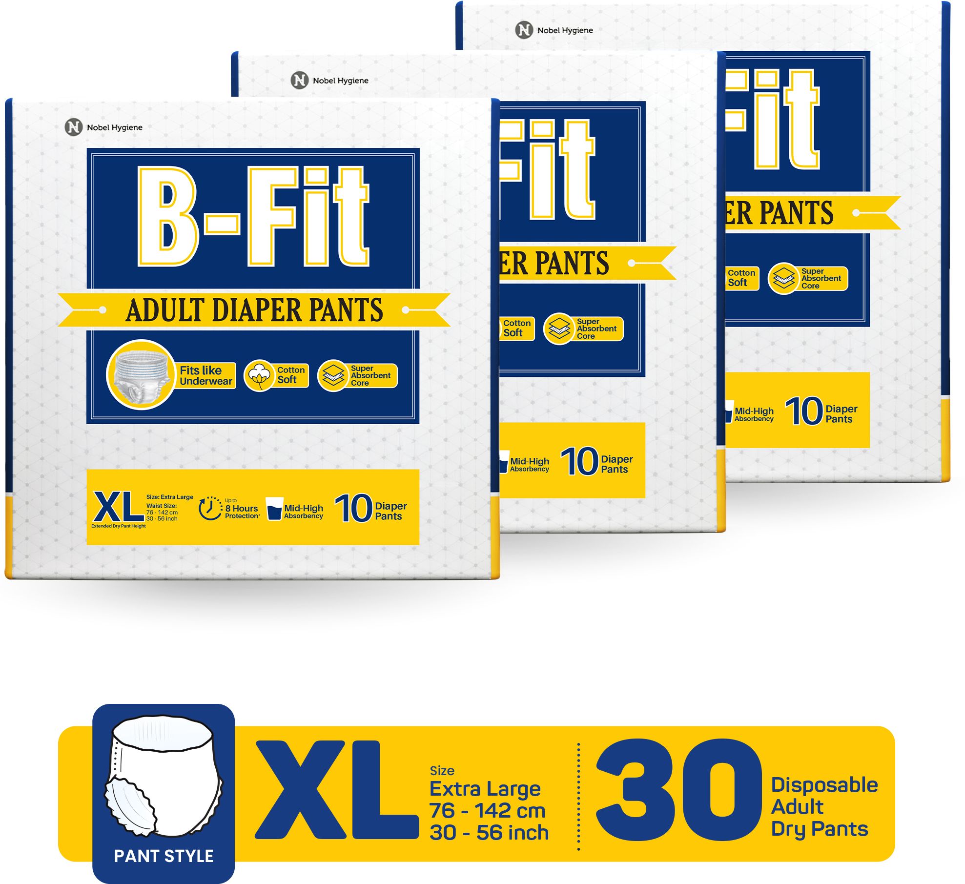 Regular Pant Style Adult Diapers - XL-image-34