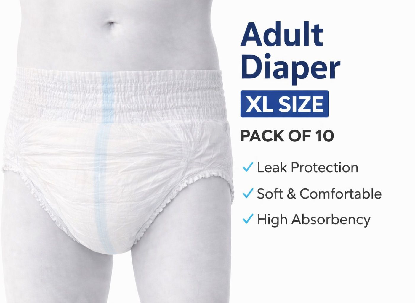 iws with device of lady Adult Pull-Up Diapers for Men & Women Super Absorbent, Leak Guard, Dry Comfort Adult Diapers - XL-picture-36