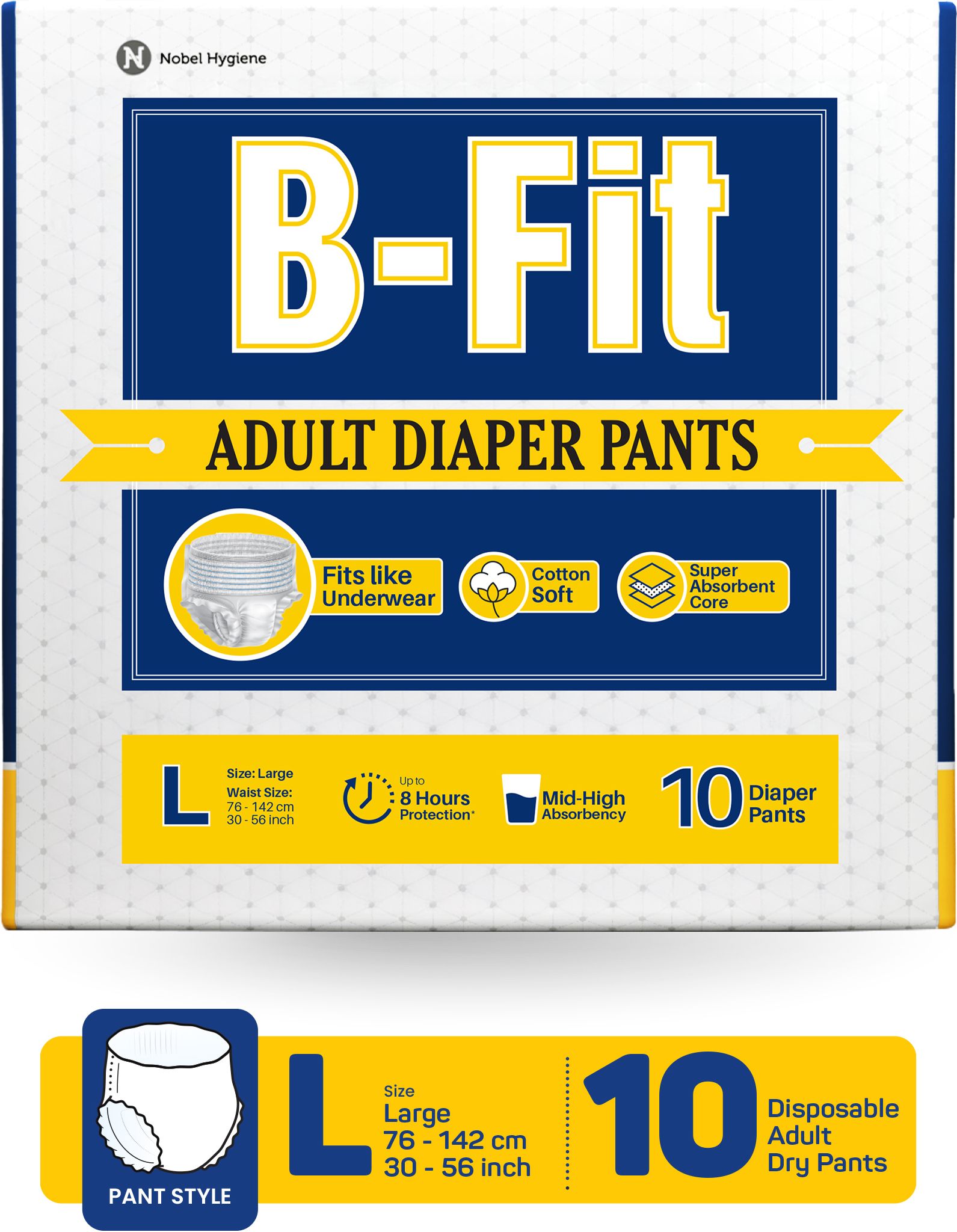 Regular Pant Style Adult Diapers - L-image-35