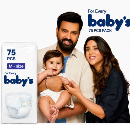 lakshya enterprise BABY DIAPER | 75 PCS COMBO |M-SIZE (5-11 KG) |12 HOUR ABSORPTION Pant Diapers - M-picture-41