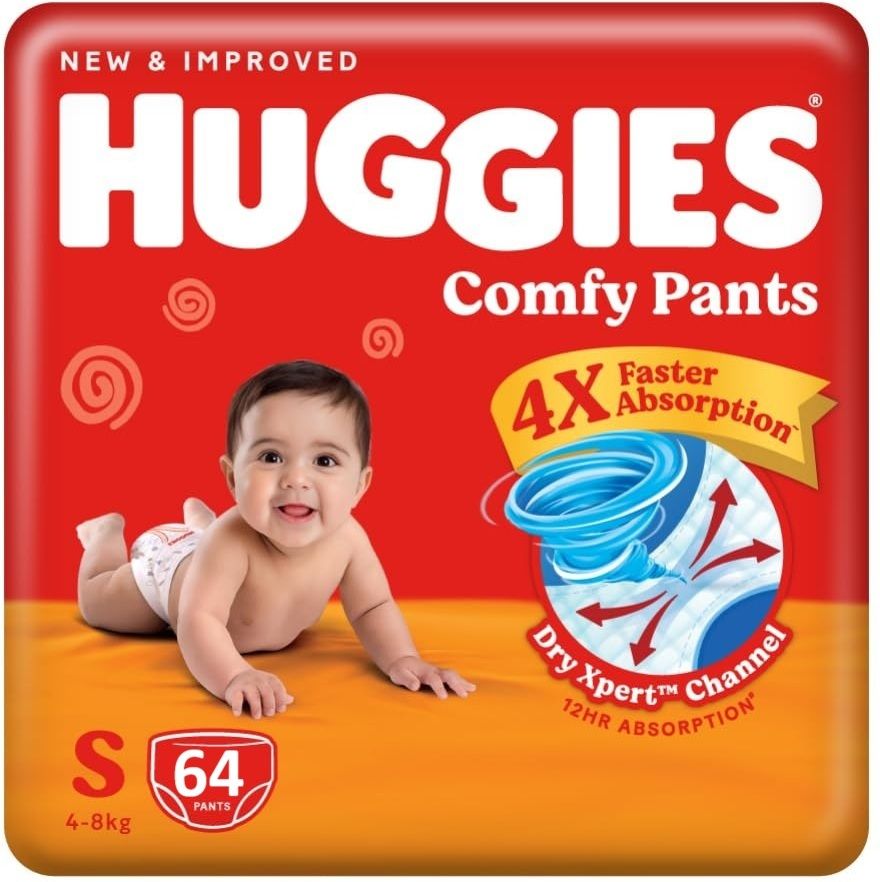 Comfy Pants Upto 4X absorption - Small (64 Pieces) - S