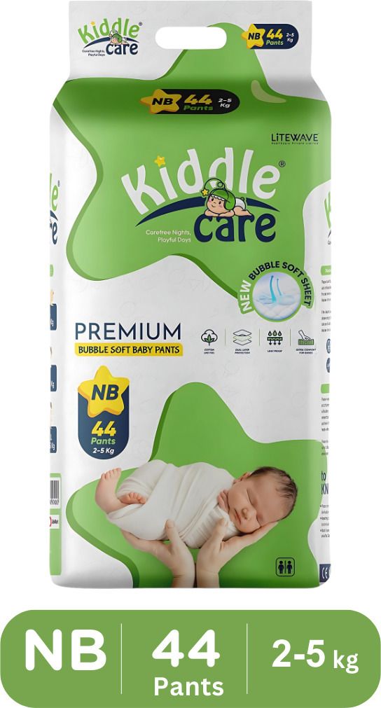 Premium Bubble Soft Baby Pants Diaper | New Born/Extra Small (NB/XS) - New Born-image-40