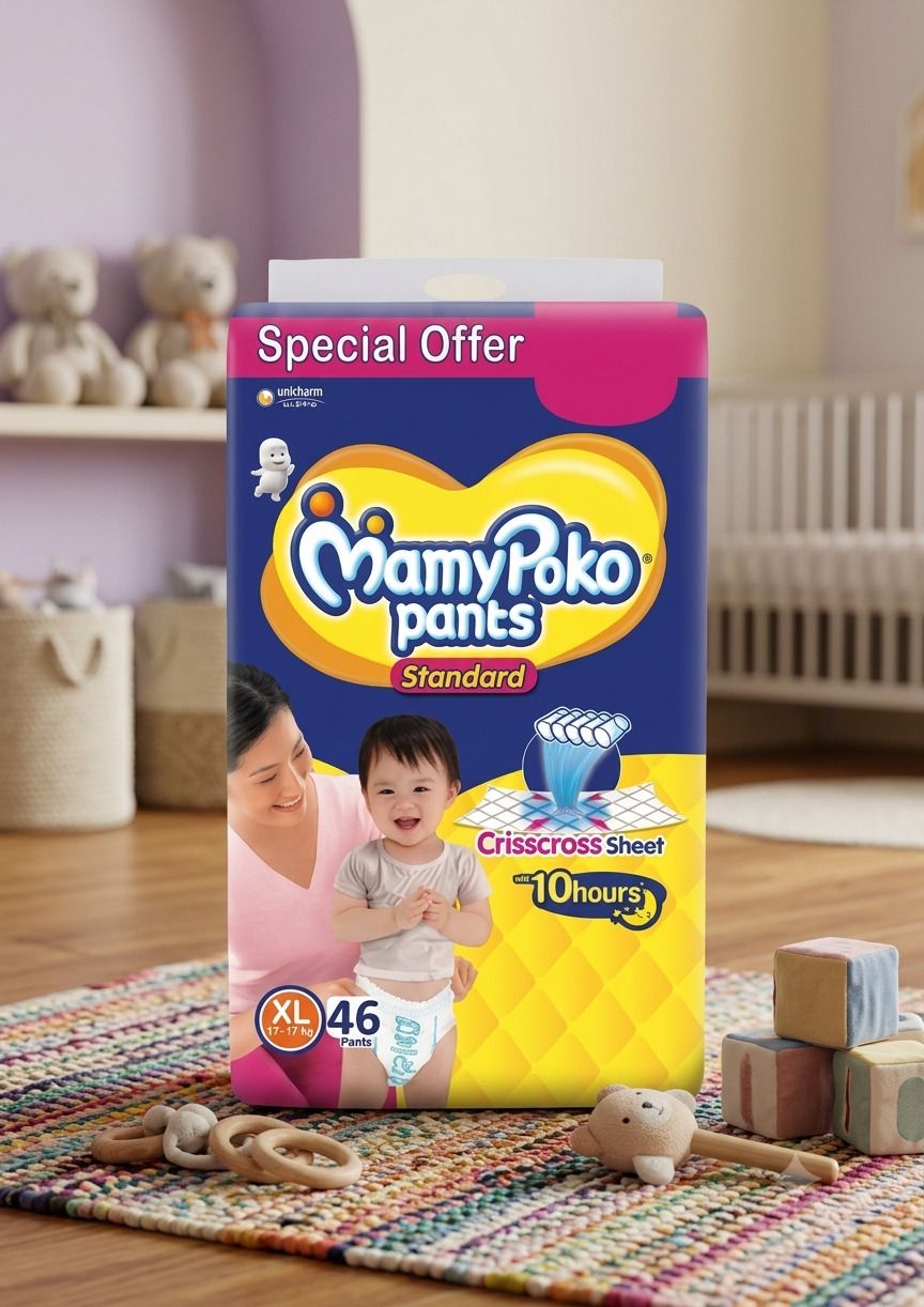 mamypoko Standard mamypok0Baby diaper extra large pant size diaper Pant Diapers - XL-picture-24