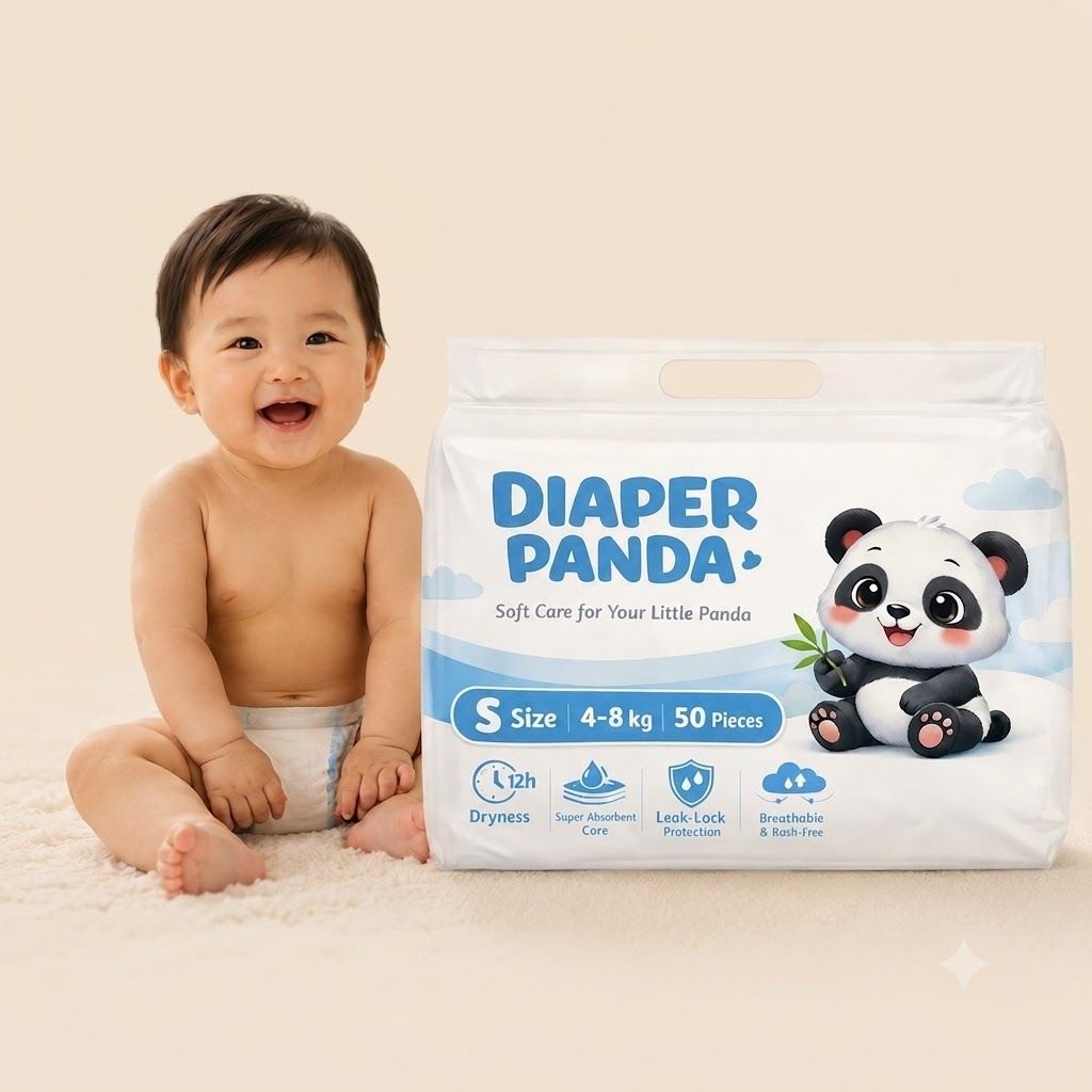 Baby Diaper Pants with Ultra Absorbent Core Leak Guard Pant Diapers - S-image-18