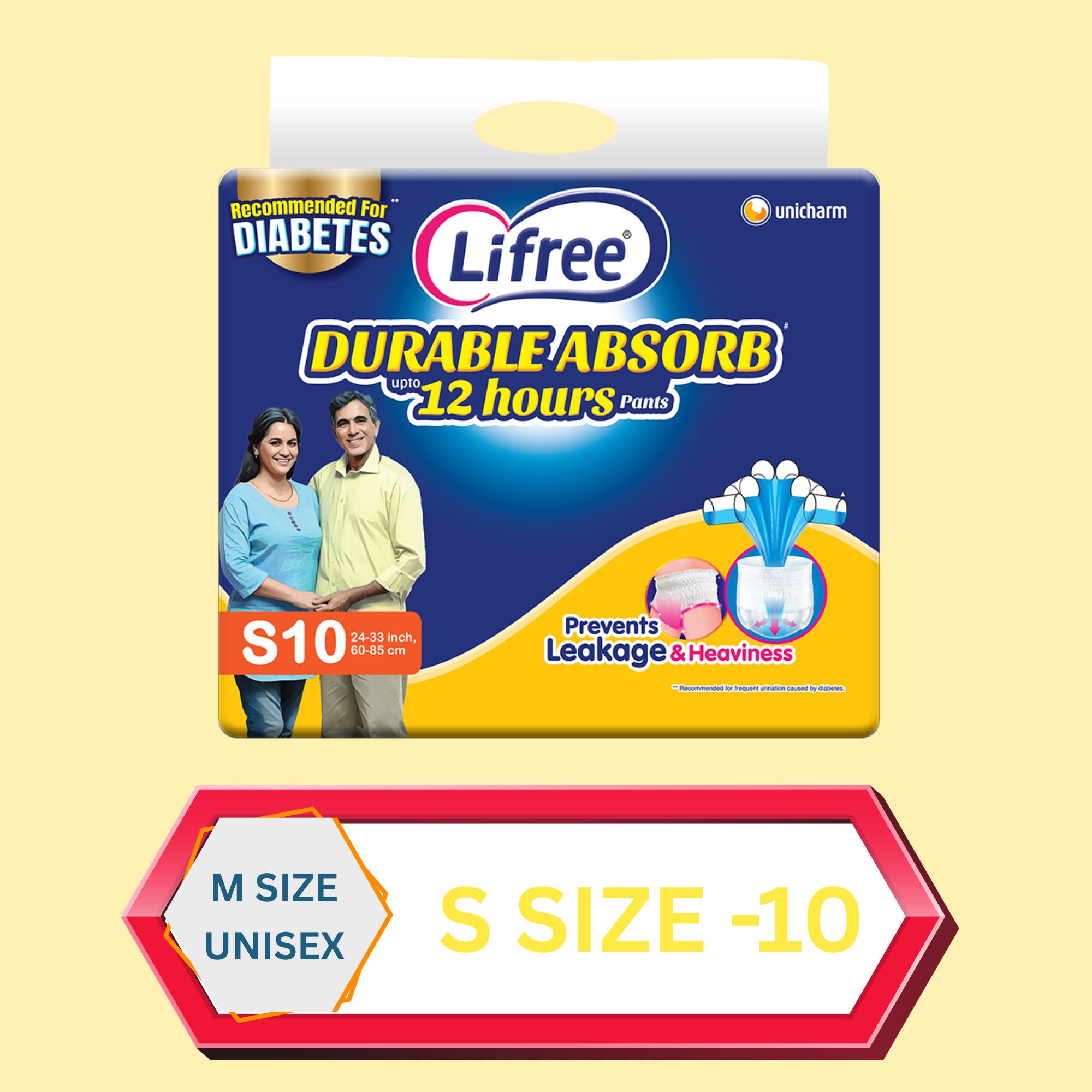 Adult Diaper Pants High Absorb Leak Proof 12Hr Comfort Fit Daily Use Adult Diapers - S-image-28