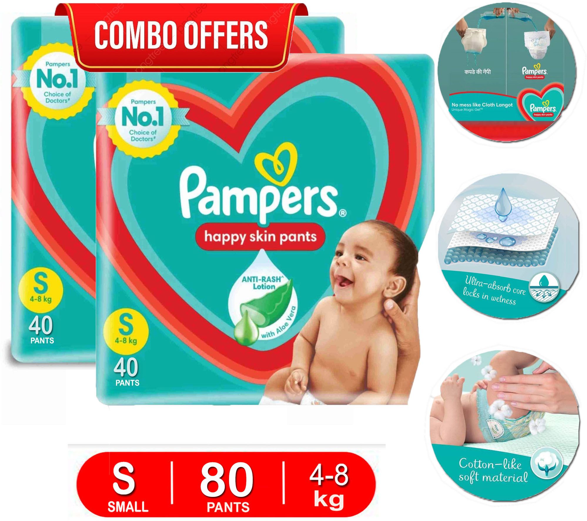 pampers All-Round Protestation Anti-Rash Lotion With Aloe - S-picture-28