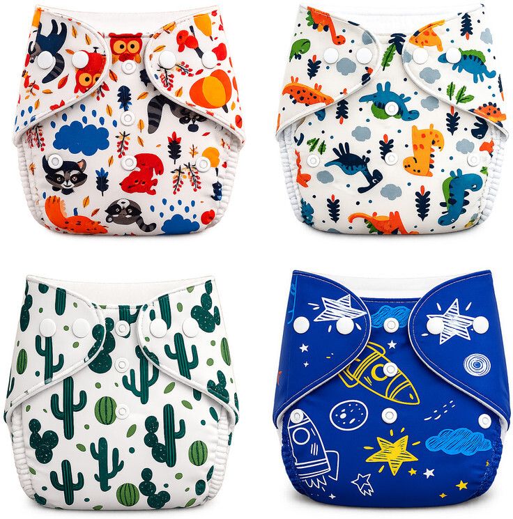 momsarc Cotton Cloth Diaper for Baby 4 Pack-picture-17