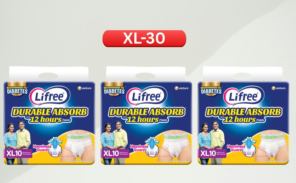Adult Diaper Pants Size XL | Comfortable Diaper for Adults Waist 40 to 55" Adult Diapers - XL-image-17