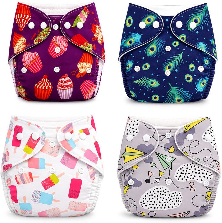Cloth Diaper for Baby 4 Pack Comfortable Feel-image-19