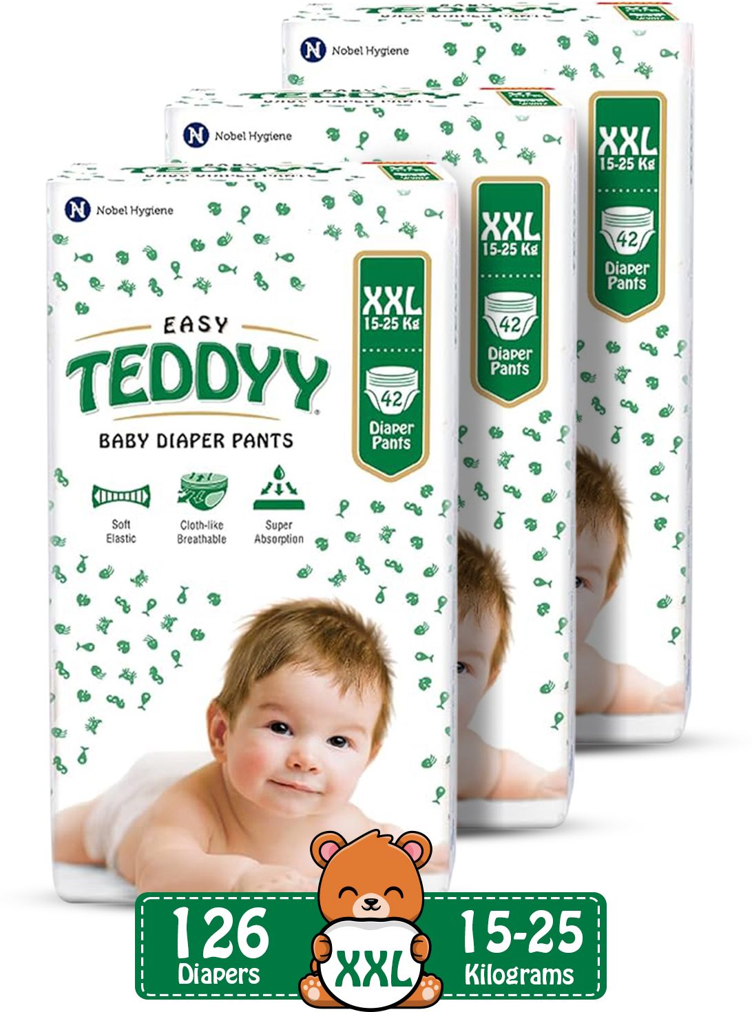 Easy Diaper Pants with Rash Protection and 3x Faster absorption Technology - XXL-image-9