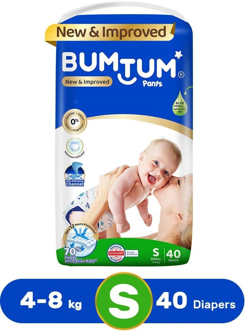 Baby Diaper Pants Double Layer Leakage Protection high Absorb Technology - S