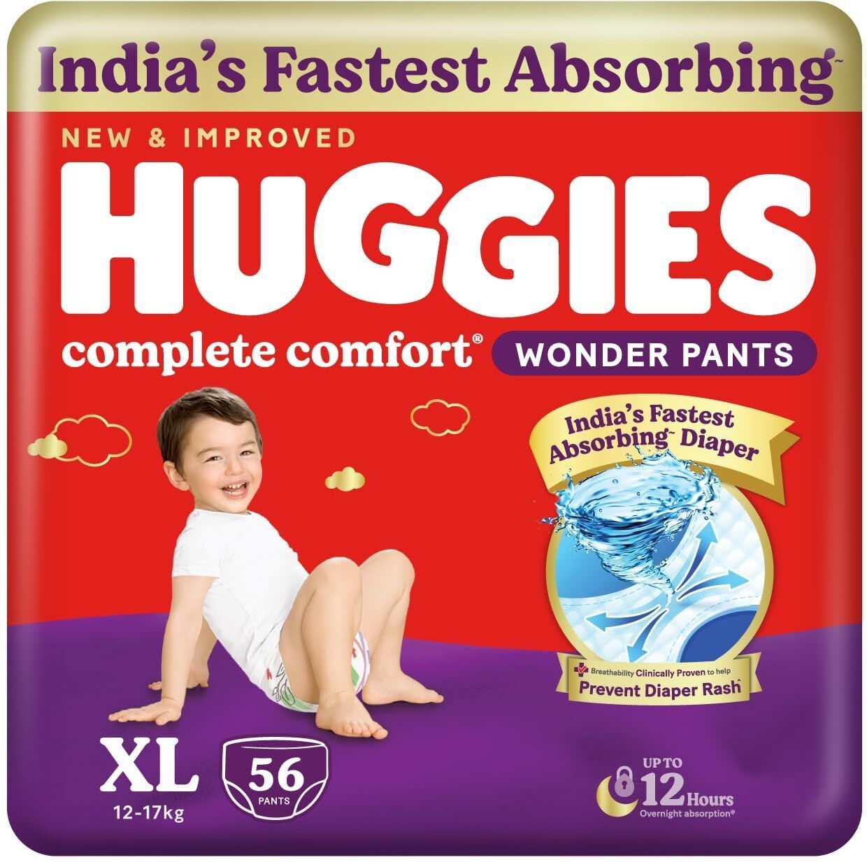 Complete Comfort Wonder Pants Extra Large (XL) 56 Count Pant Diapers - XL-image-49
