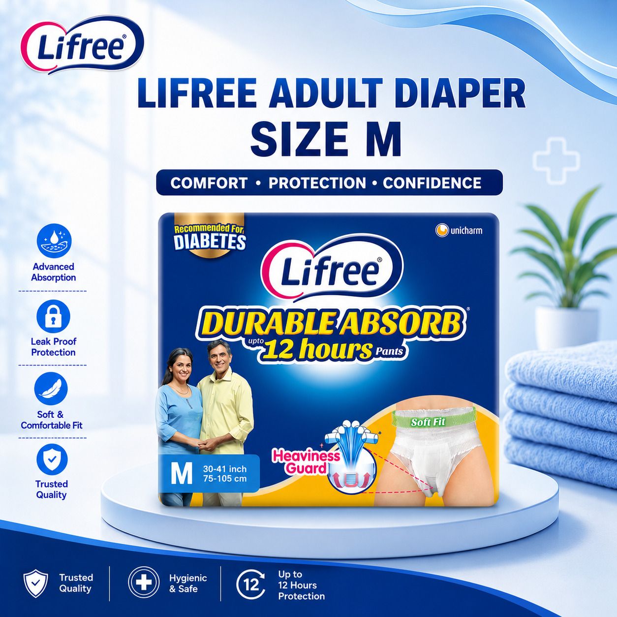Durable Absorb Adult Diapers - M-image-46