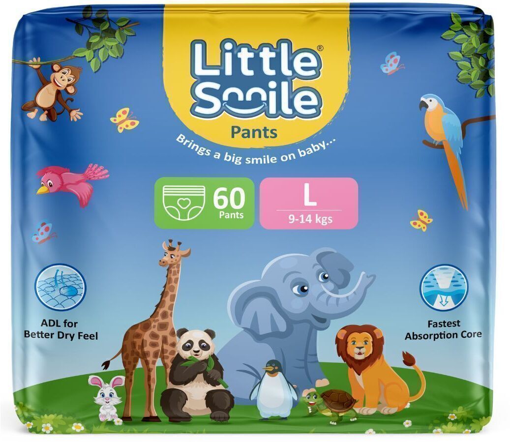 Better Dry Feel Baby Diaper Pants | Large - L