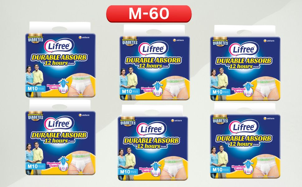 Adult Diaper Pants Size M | Easy Pull-Up Alternative to Tape Type Diaper Adult Diapers - M-image-14
