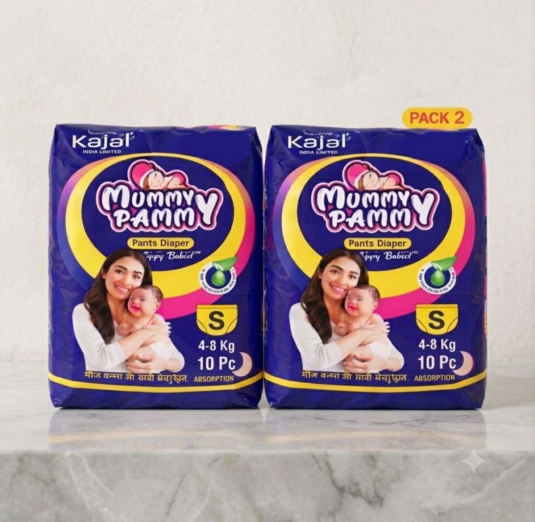 Baby Diapers Small Size Soft Leak Protection Disposable Diapers Pack of 2(10+10) Pant Diapers - S-image-25