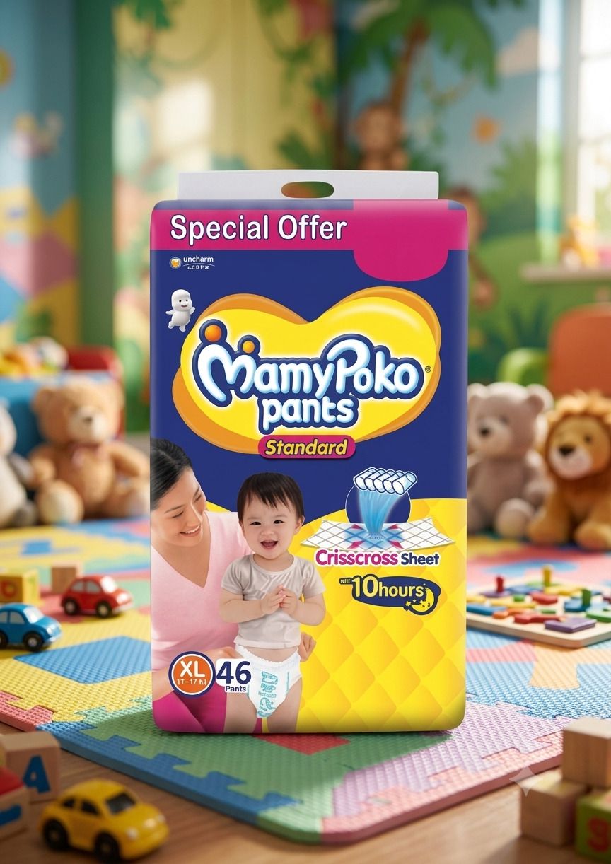 mamypoko super soft Standard diaper extra large pant size diaper mamypokos Pant Diapers - XL-picture-26