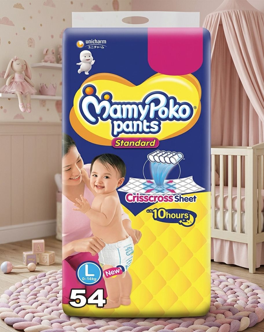 mamypoko MamypokoL-54 pants standard disposable kids diaper Pant Diapers - L-picture-25