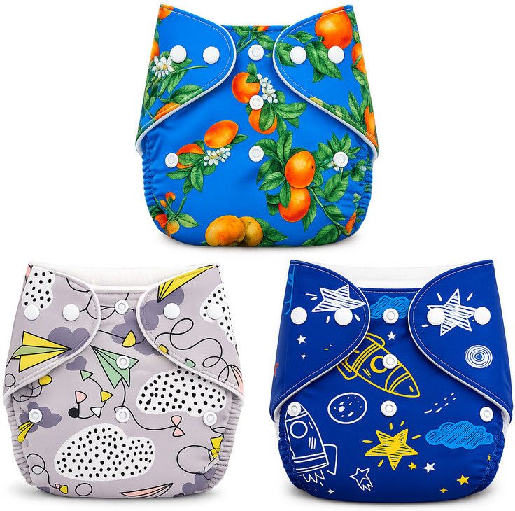 momsarc Colorful Cloth Diaper for Baby 3 Pack-picture-26