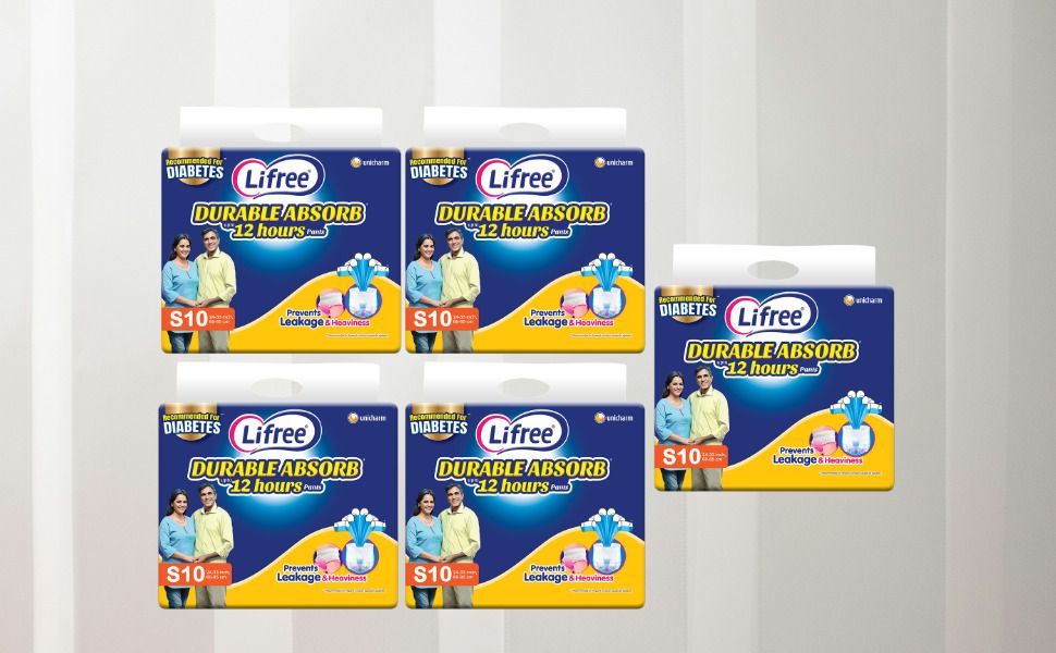 Pants with odour lock and Anti-Bacterial Absorbent Core Adult Diapers - S-image-43