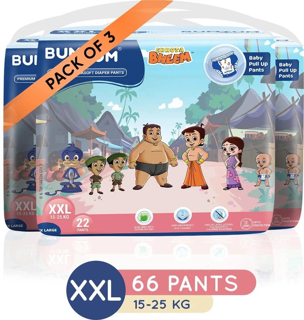 Chota Bheem Baby Diaper Pants with Leakage Protection - XXL-image-31