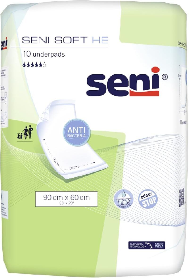 Soft He Underpads 90X60 cm-10 Pieces Adult Diapers - XL-image-13