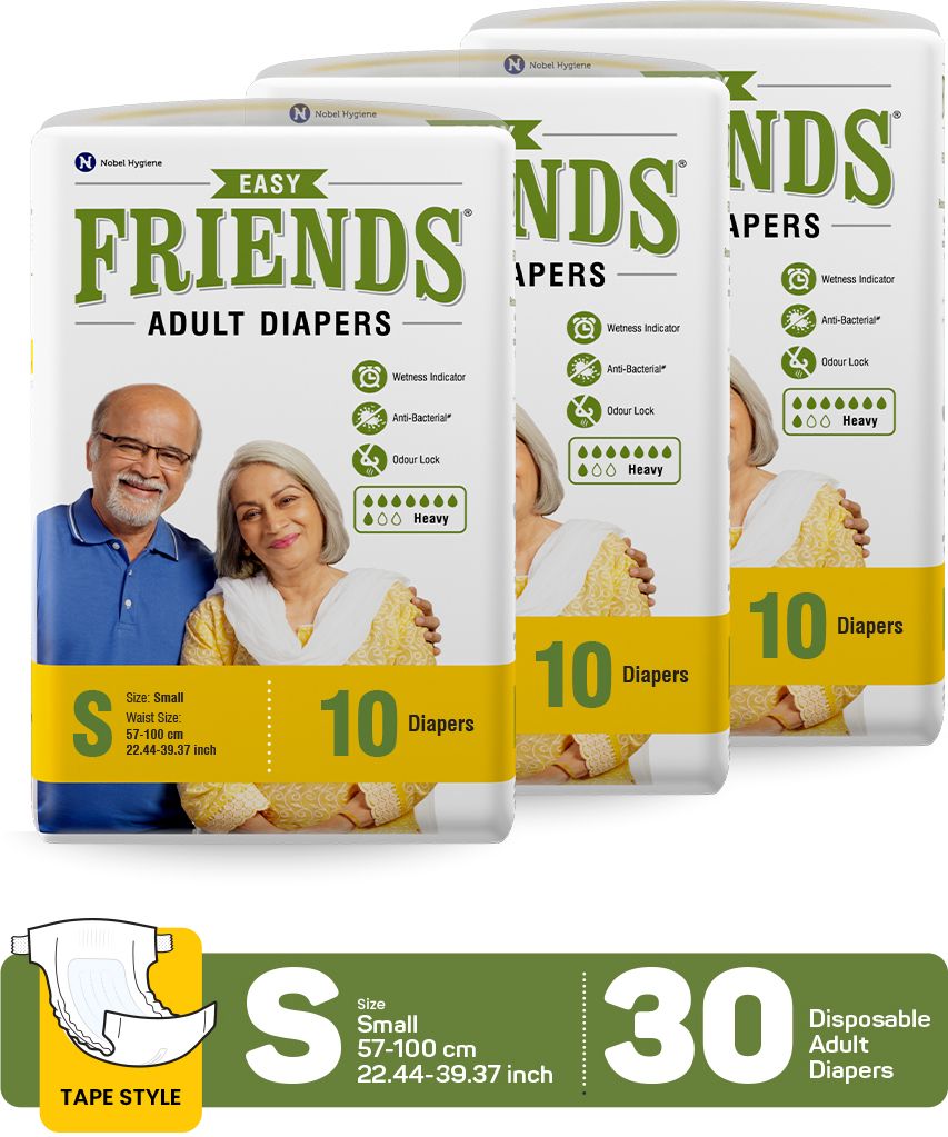 Easy Tape Type Adult Diapers - S