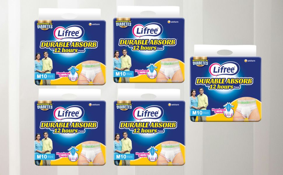 Pants with odour lock and Anti-Bacterial Absorbent Core Adult Diapers - M-image-40