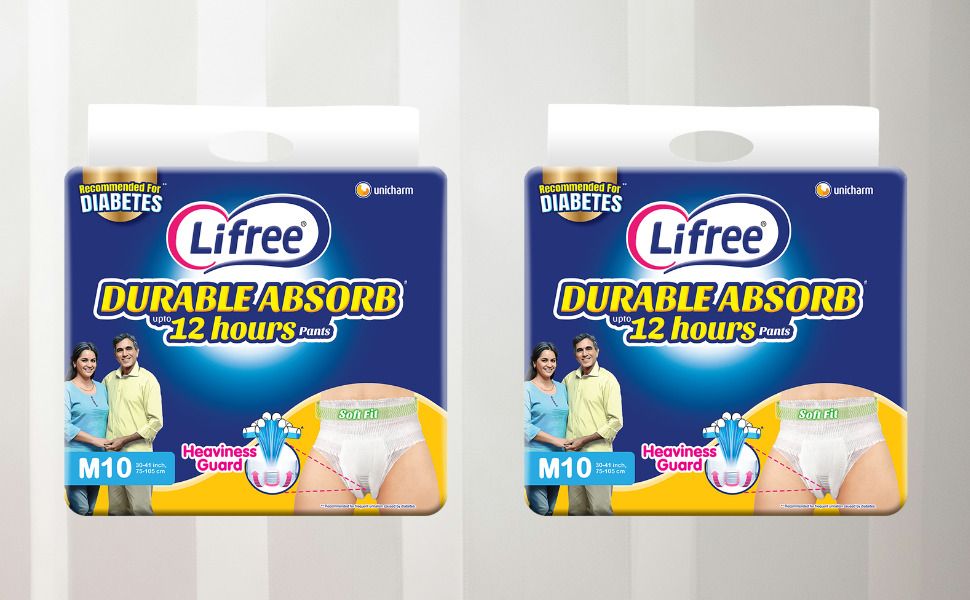 Pants with odour lock and Anti-Bacterial Absorbent Core Adult Diapers - M-image-42
