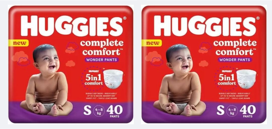 huggies Complete Comfort Wonder Pants, India's Fastest Absorbing Diaper | - S-picture-44