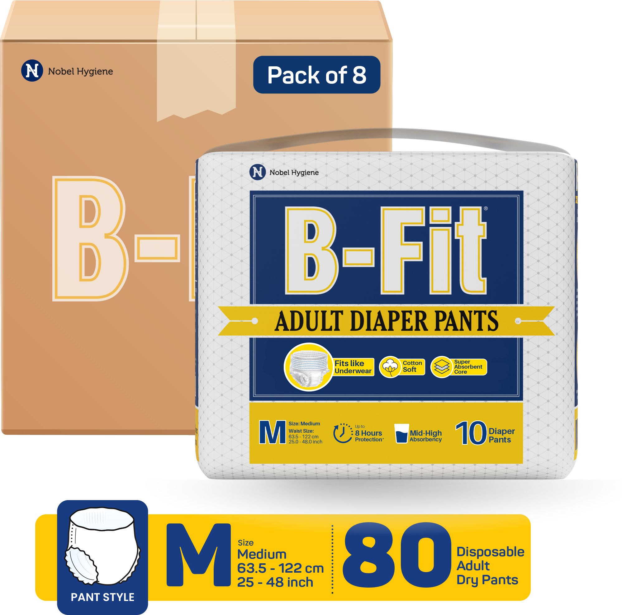 Regular Pant Style Adult Diapers - M-image-33