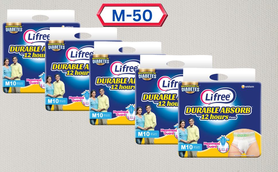 Super Adult Diapers Pant Style Size M | 12 Hours Heavy Absorption Core Adult Diapers - M-image-44