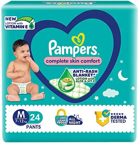pampers Complete skin protection m 7-12 kg 24 pants - M-picture-20