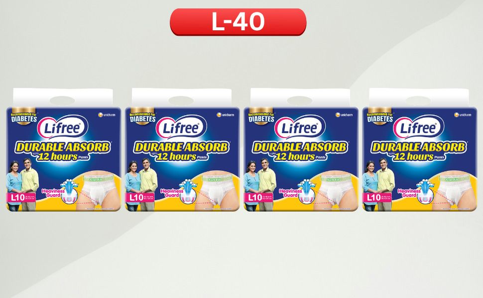 Extra Absorb Adult Diaper Pants Size L | Leakproof with Quick Dry Sheet Adult Diapers - L-image-15