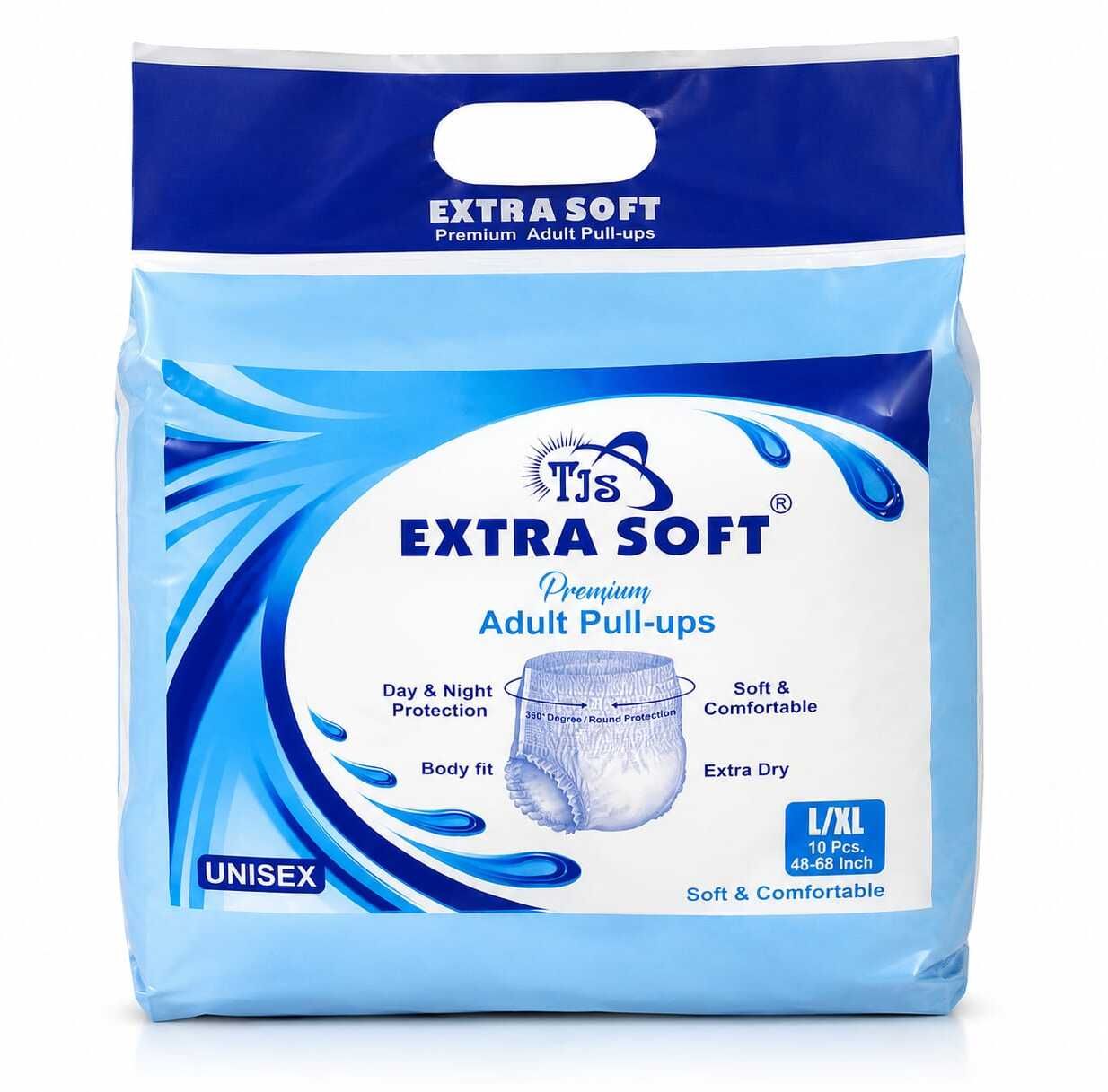 mirna enterprises Extra Soft Premium Adult Pull-Up Diaper Pants | Unisex | L/XL | 10 Pieces Adult Diapers - XL-picture-16