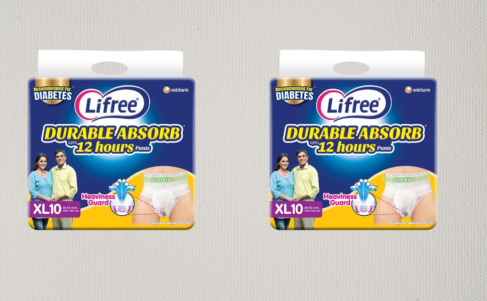 lifree ComfortShield Premium Care || UltraDry Maximum Protection Adult Diapers - XL-picture-43