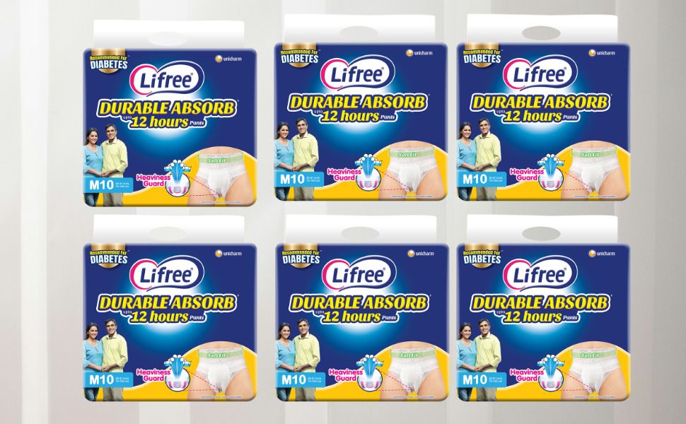 Pants with odour lock and Anti-Bacterial Absorbent Core Adult Diapers - M-image-39