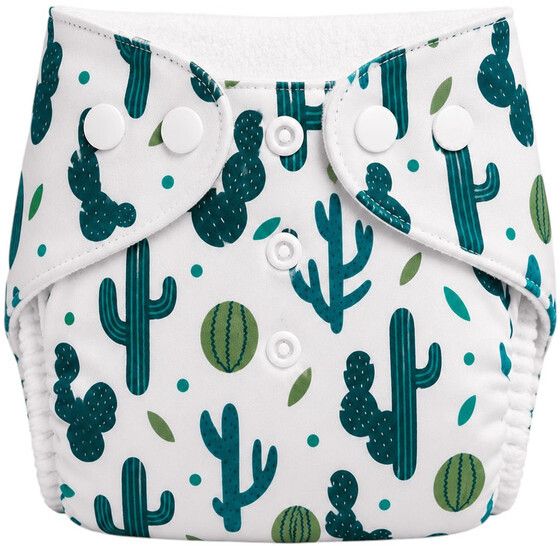 momsarc Cotton Cloth Baby Diapers (White Cactus)-picture-12