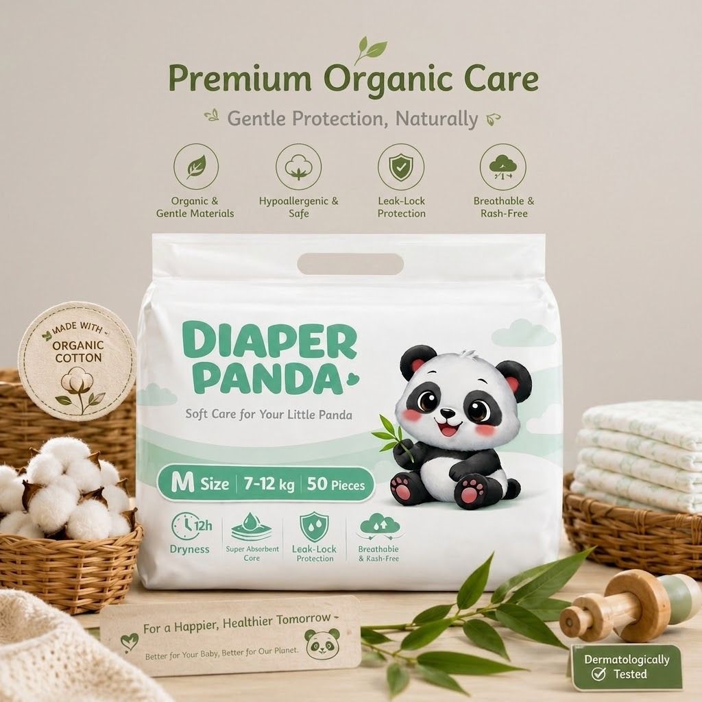 Baby Diaper Pants with Ultra Absorbent Core Leak Guard Pant Diapers - M-image-16