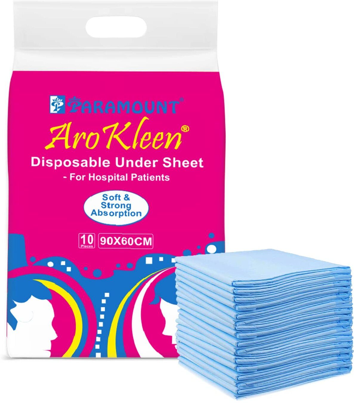 Disposable Patient Underpad Sheet 60 X 90 CM (Pack of 1) Adult Diapers - L-image-43