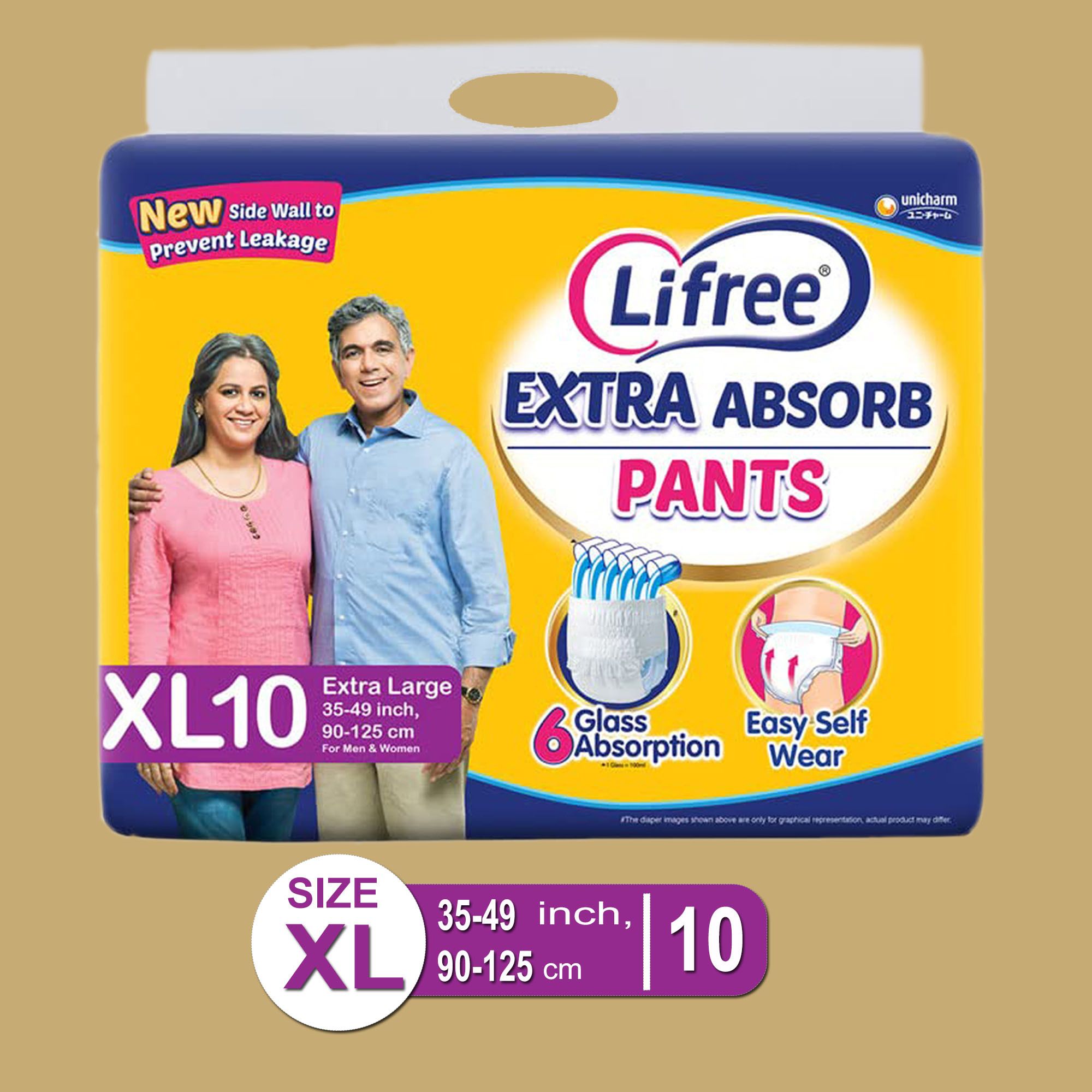 Extra Absorb Diaper Pants Unisex Adult Diapers - XL-image-24
