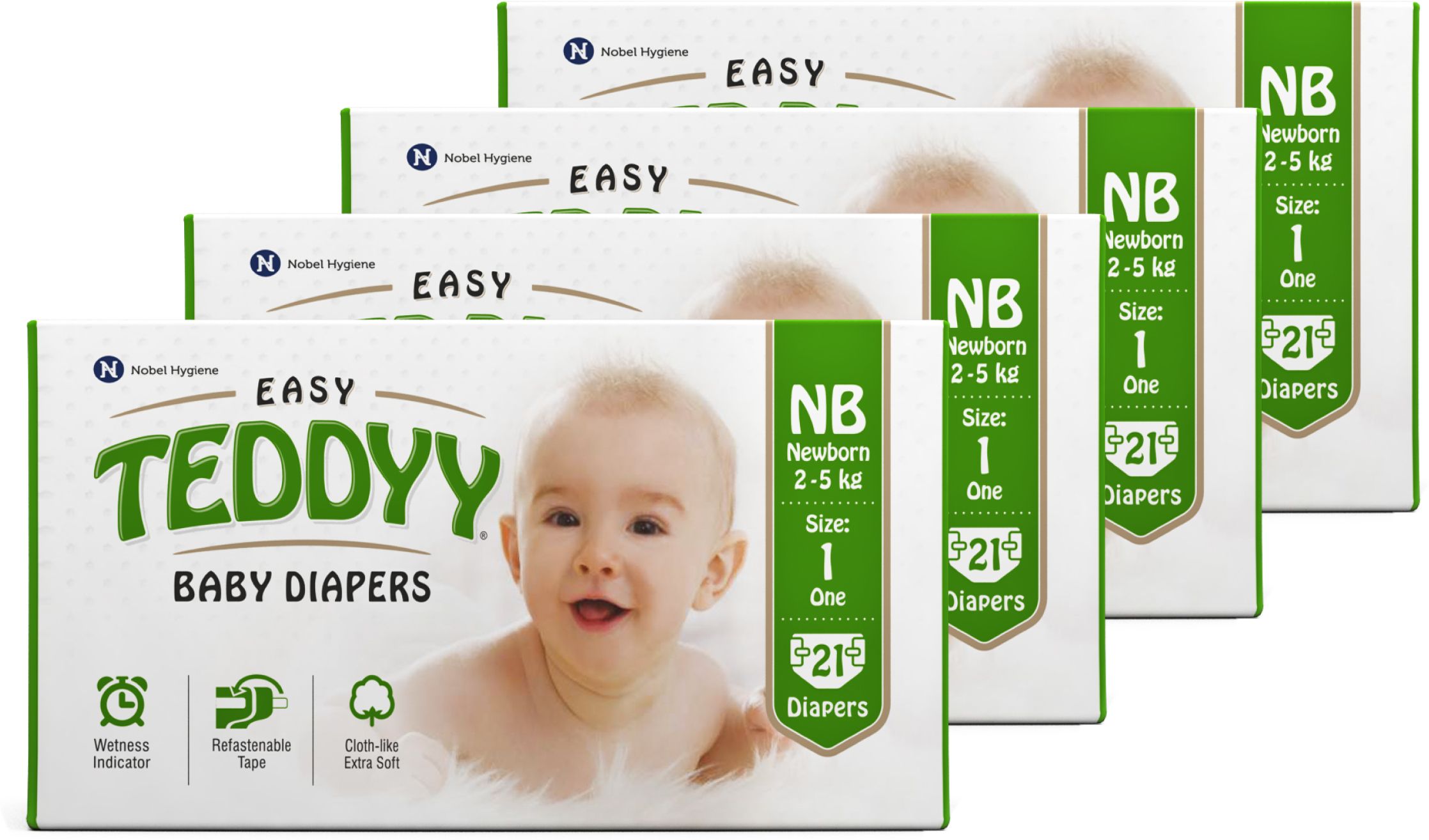 teddyy Baby Diapers Pants Easy New Born - New Born-picture-12