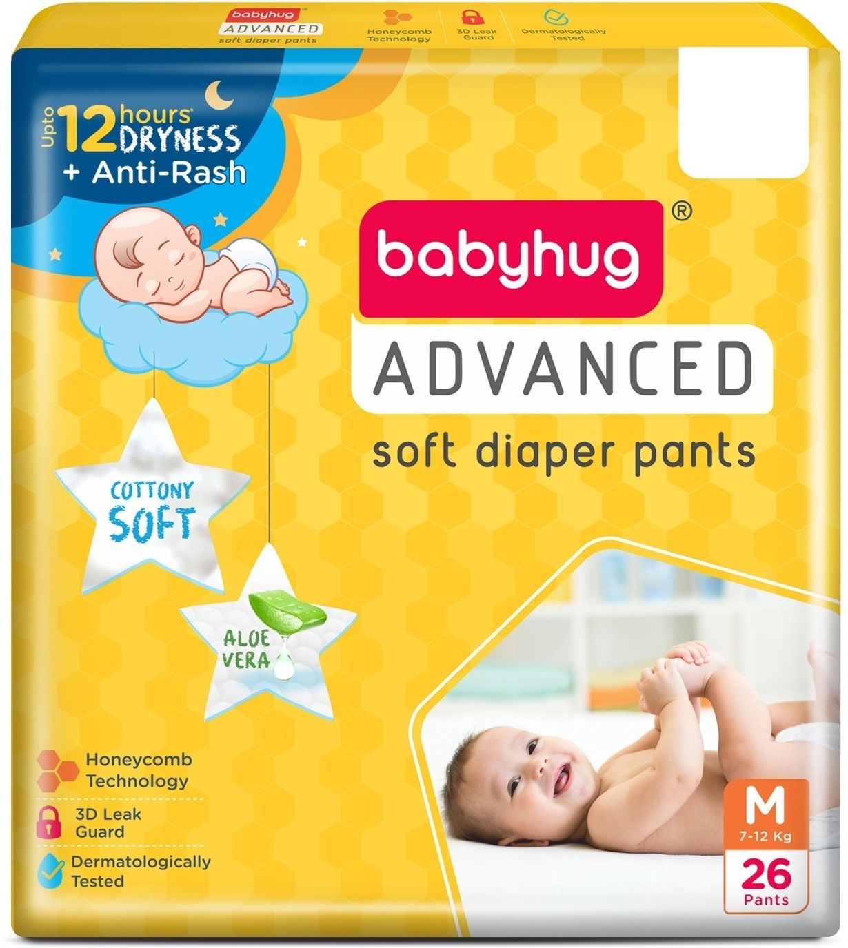 babyhug Advanced Pant Style Diaper Medium (M) Size - 26 Pieces - M-picture-18