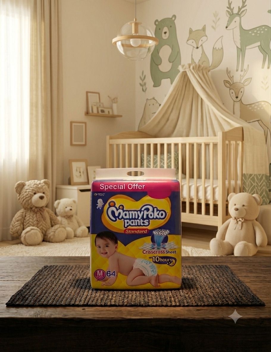 mamypoko MamyPokoPants Standard Baby Diaper Pants (Medium Size, 64 Pieces) Pant Diapers - M-picture-29