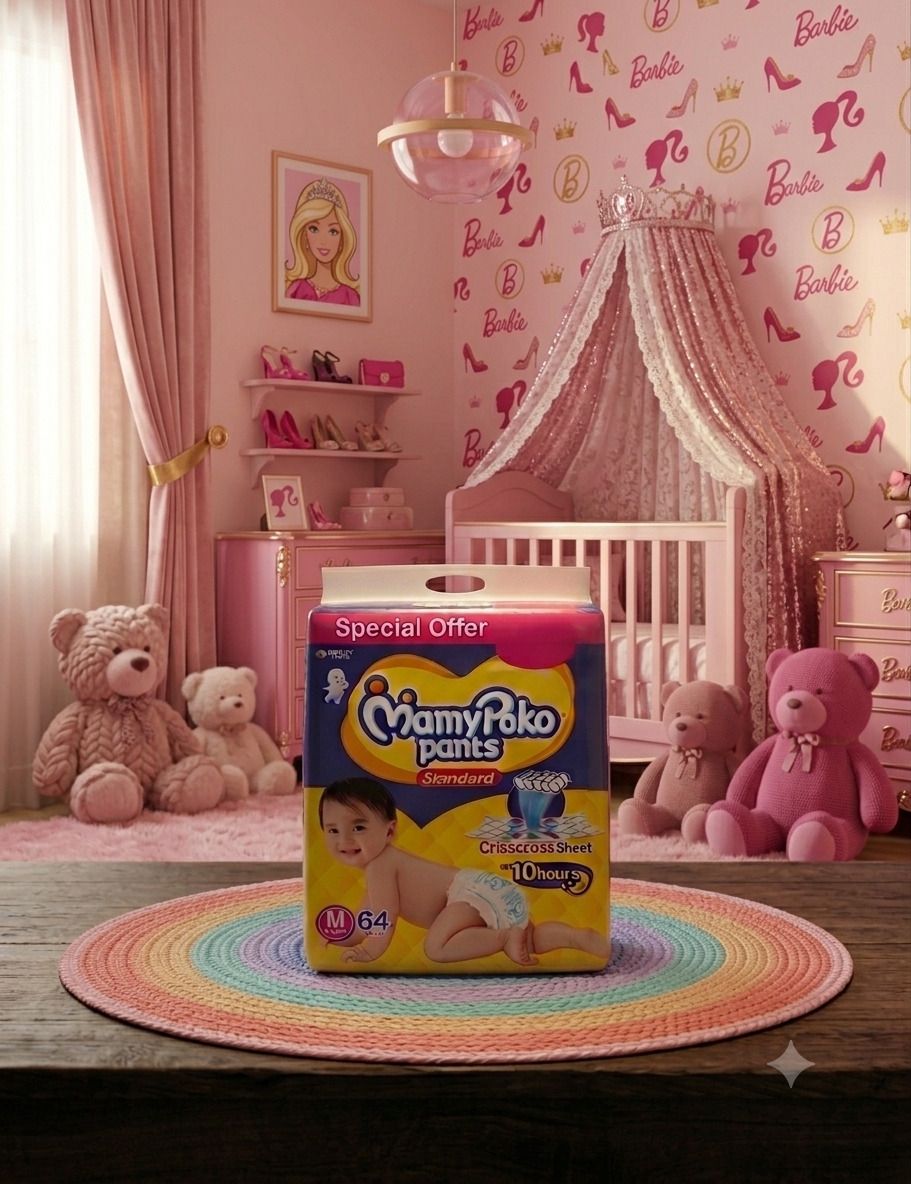 mamypoko MamyPokoPants Standard Pant Style Baby Diapers - M Size, 64 Pieces Pant Diapers - M-picture-40