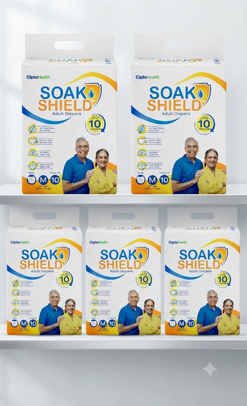 soak shield Premium pant type Adult diaper Waist size (48-57 Inch) Adult Diapers - M-picture-41