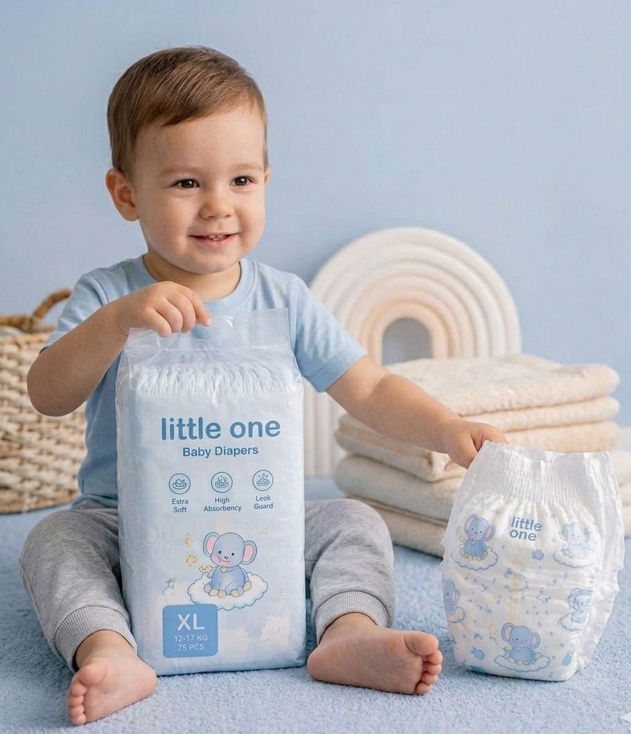 Littel One Best Soft Babay Diaper XL Size Pant Diapers - XL-image-38